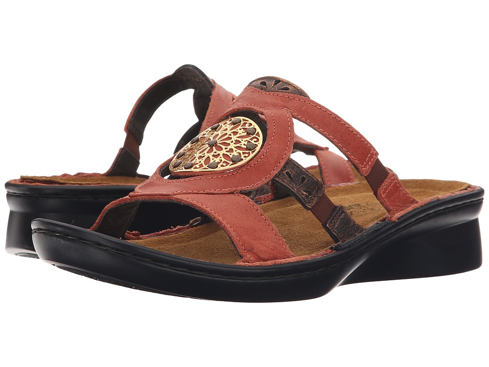 Naot Footwear Concerto (Brick/Burnt Copper Leather Combo) Women