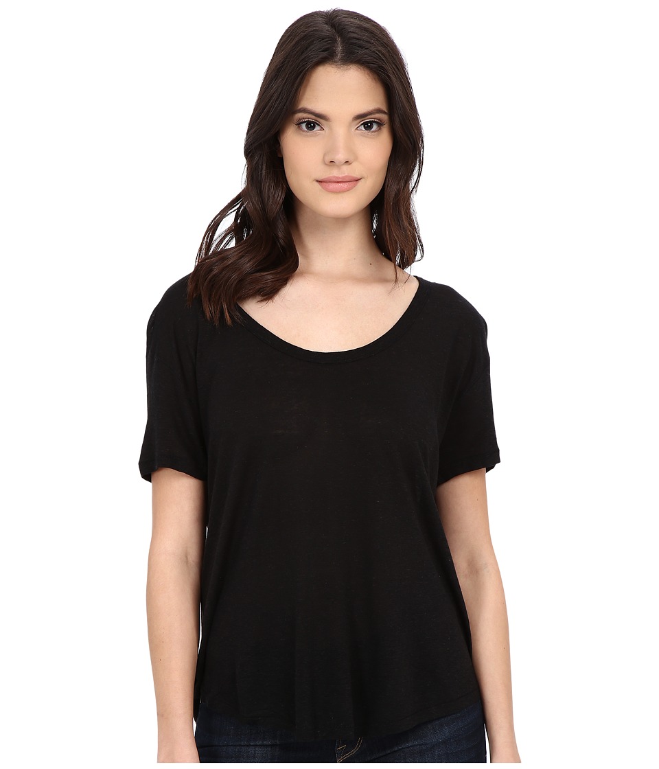 Free People Gemma Tee (Black) Women
