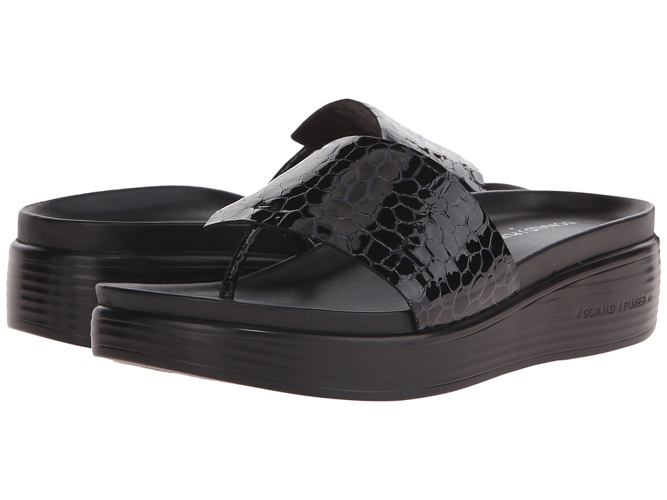 Donald J Pliner - Fifi 17 (Black Patent Stone) Women