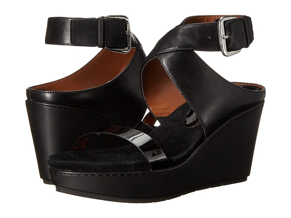 Donald J Pliner Jaden (Black Calf/Patent) Women