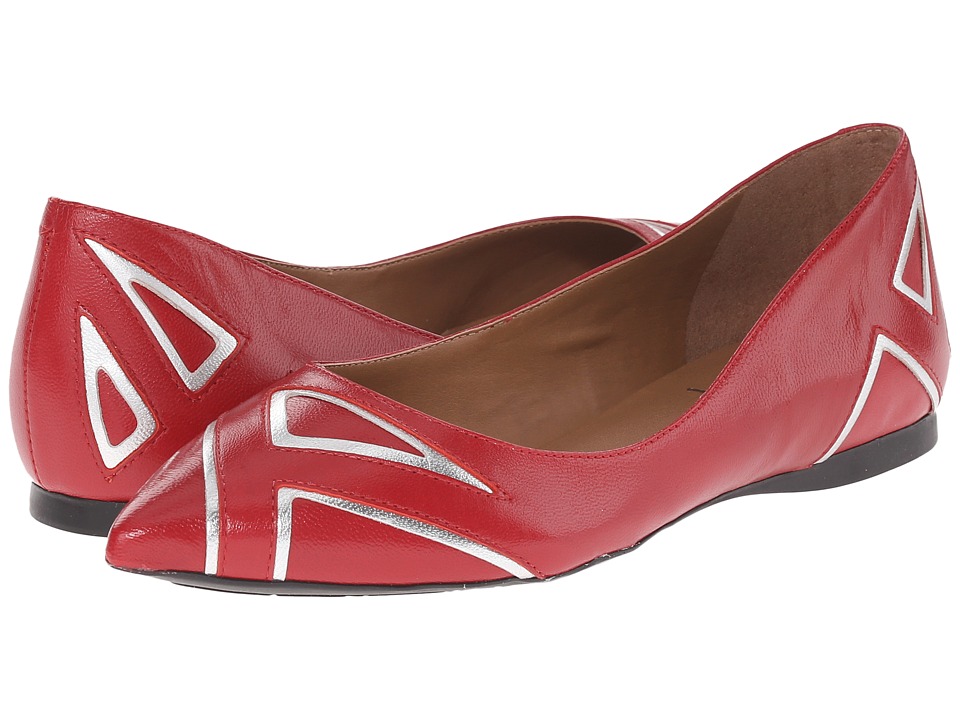 French Sole - Quiver (Red/Silver Leather) Women