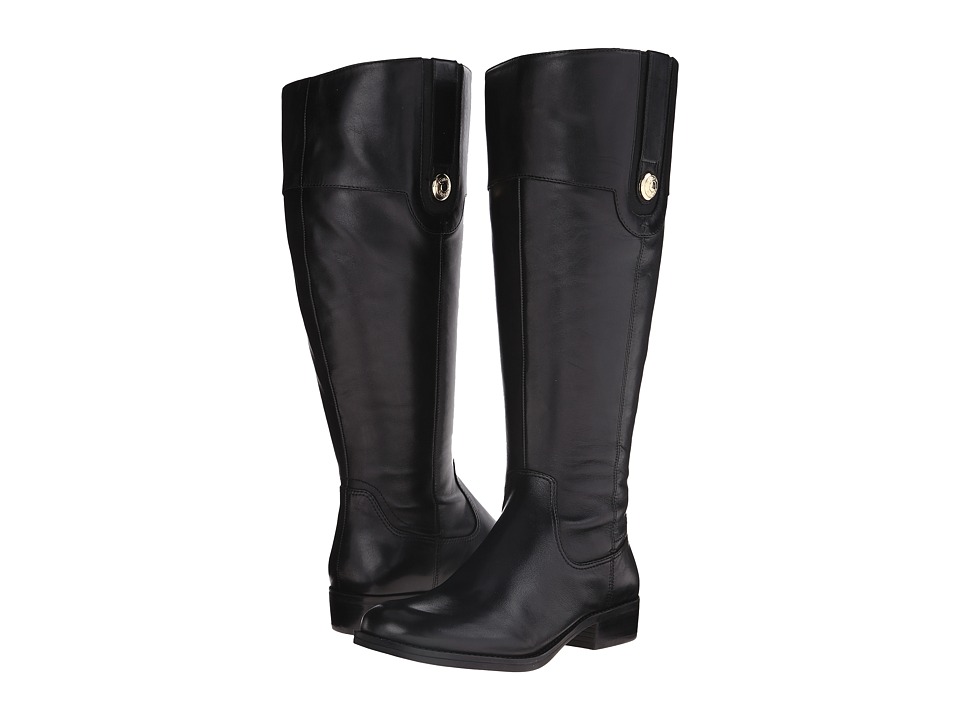 Tommy Hilfiger Dalyn Wide Calf (Black Leather) Women