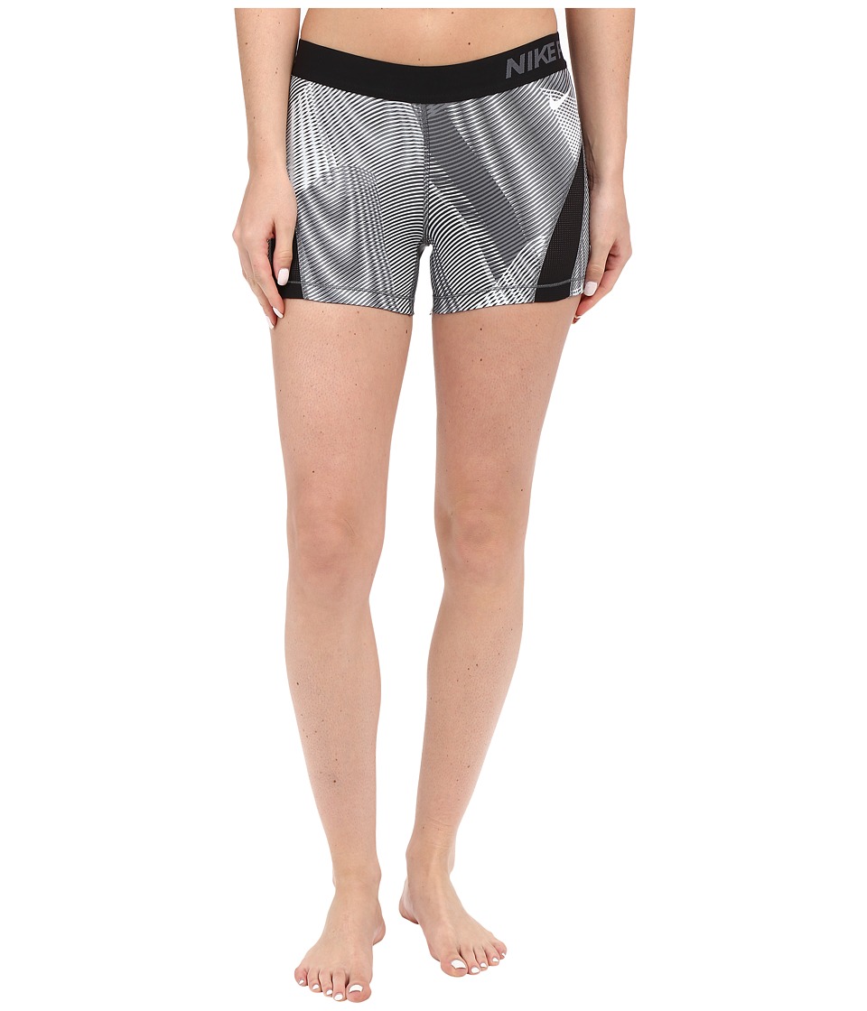 Nike Pro Hypercool Frequency Shorts (Black/Dark Grey/Dark Grey/White) Women