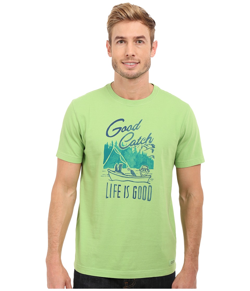 UPC 887941295555 Life is good Men's Good Catch Fishing Crusher Tee