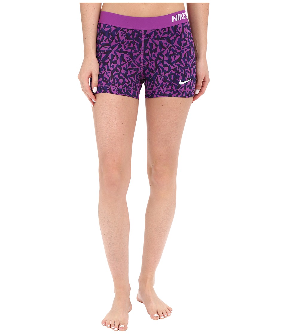Nike Pro 3 Cool Facet Training Short (Cosmic Purple/Black/White) Women