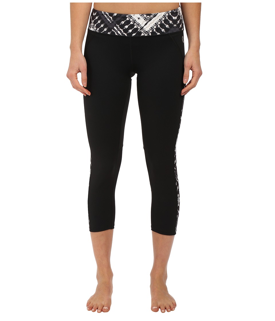 Hurley Dri-Fit Paneled Leggings (Black T) Women