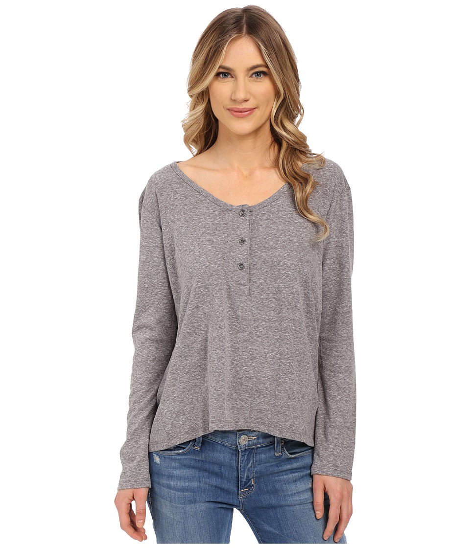 Volcom Hurry Up Henley Top (Heather Grey) Women