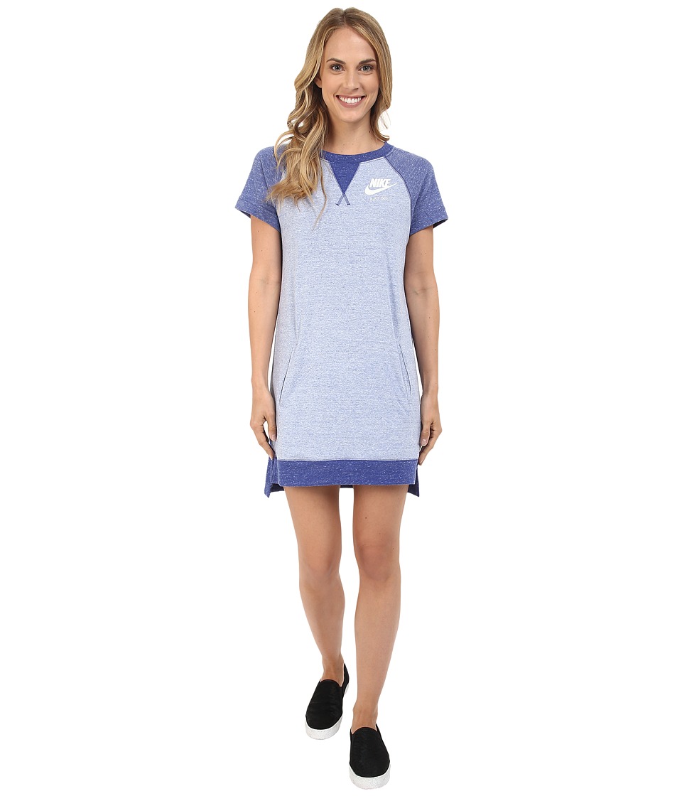 Nike Gym Vintage Tee Dress (Deep Royal Blue/Sail) Women