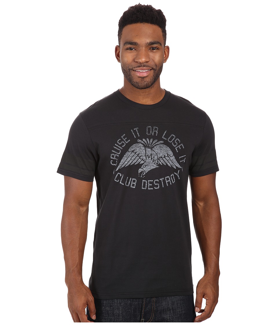 Volcom Cruise It Club Short Sleeve Tee (Black) Men