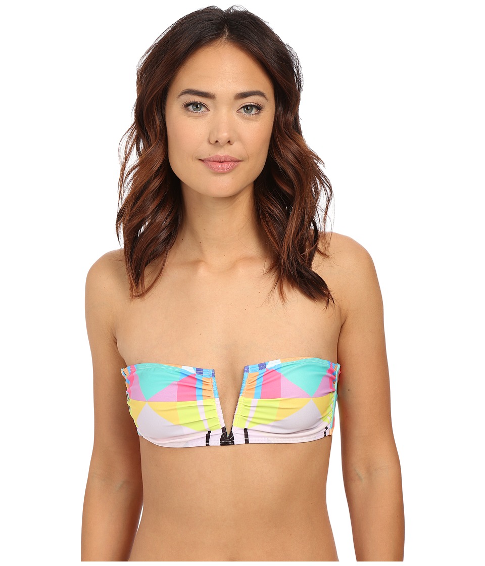 UPC 849226045217 product image for Mara Hoffman - Diamond V-Wire Top (Aqua) Women's Swimwear | upcitemdb.com
