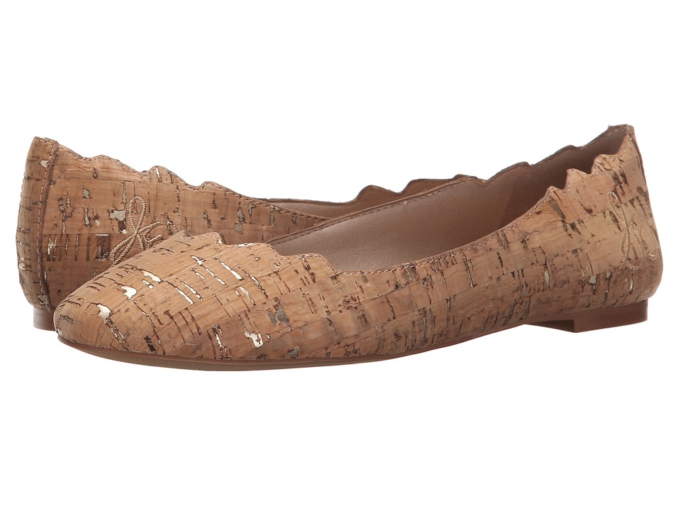 Sam Edelman Augusta (Natural/Gold Metallic Flec Cork) Women