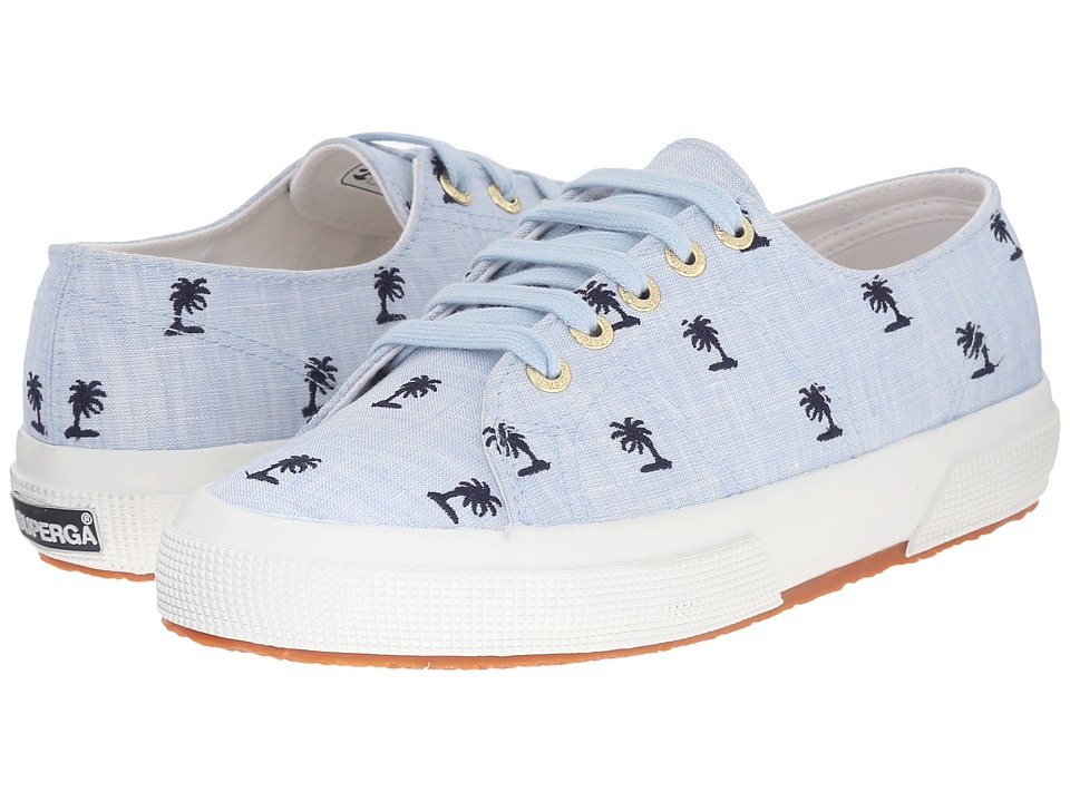 Superga 2750 Linembrw By Jennifer Meyer (Light Blue/Intense Blue) Women