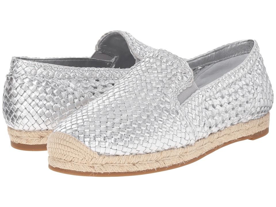 Michael Kors Toni (Silver Woven Metallic Nappa) Women