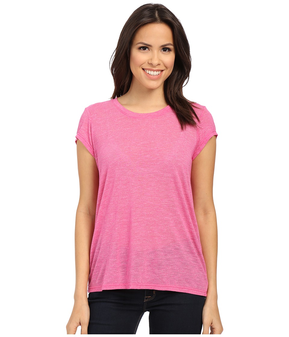 Michael Stars Brooklyn Jersey Cap Sleeve Crew Neck (Bahama) Women