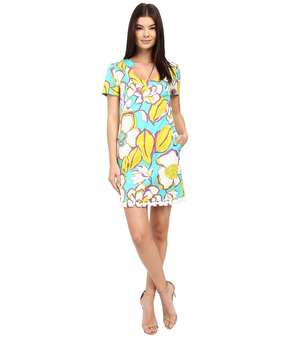 Trina Turk Musita Dress (Azure) Women