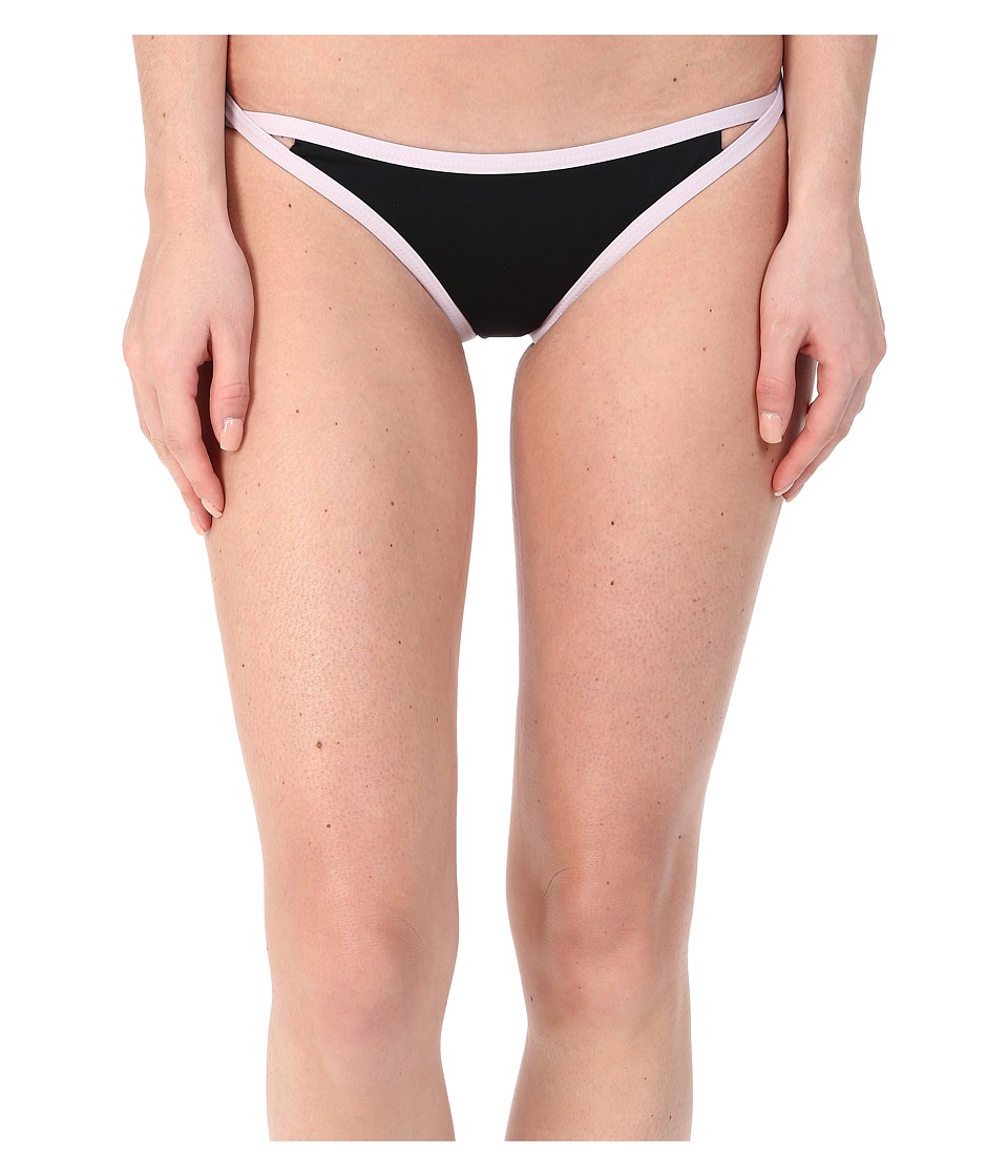 L*Space - Two Timer Solids Titanium Bottoms (Black) Women's Swimwear