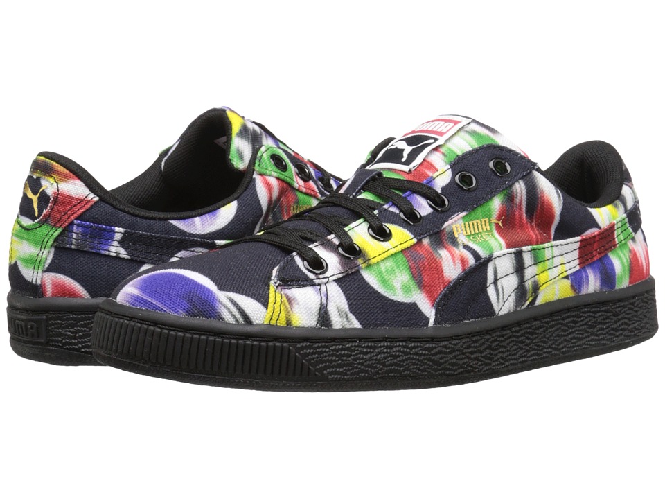 PUMA Basket Classic Canvas Blur (Black) Women