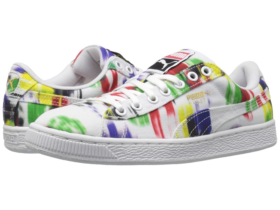 PUMA Basket Classic Canvas Blur (White) Women