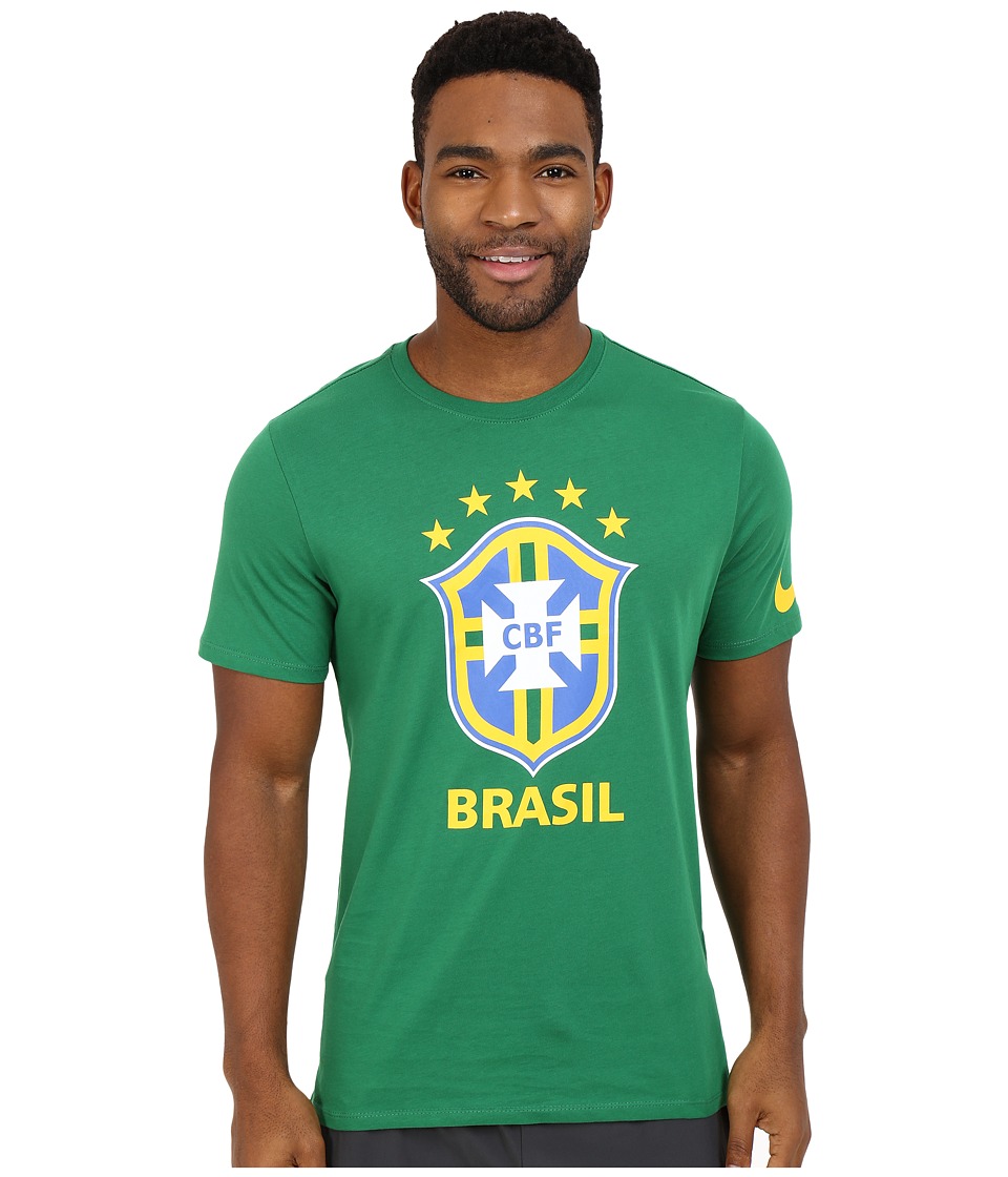 Nike Brazil CBF Crest Tee (Pine Green) Men