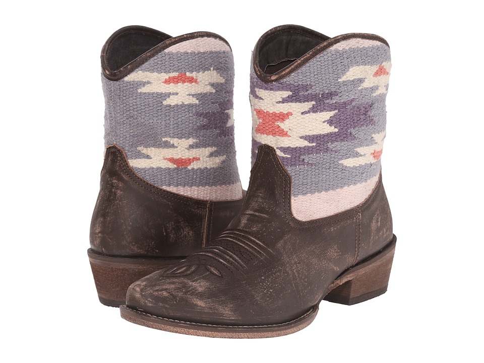 Roper Sky Serape (Brown) Cowboy Boots