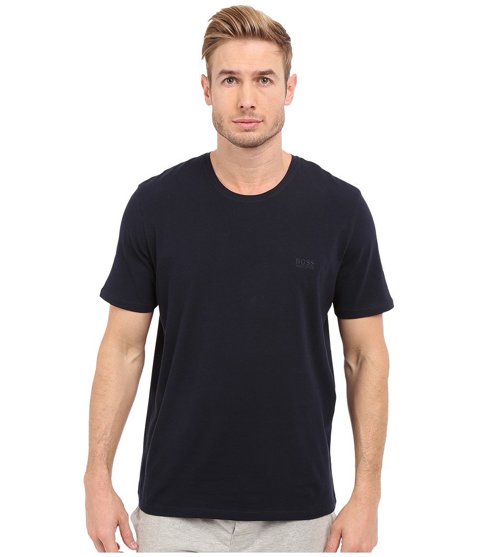 BOSS Hugo Boss Short Sleeve Crew Basic Boss Tee (Navy) Men