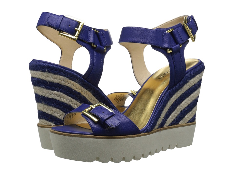 Nine West Aprilshower (Dark Blue Leather) Women