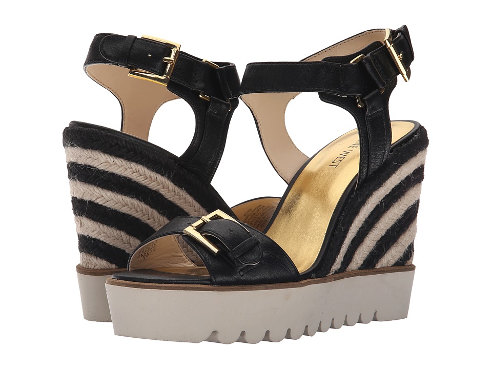 Nine West Aprilshower (Black Leather) Women