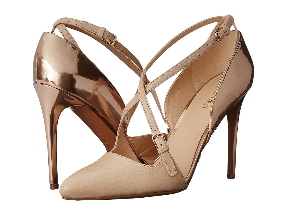 Nine West Earnest (Light Natural/Light Natural Leather) High Heels