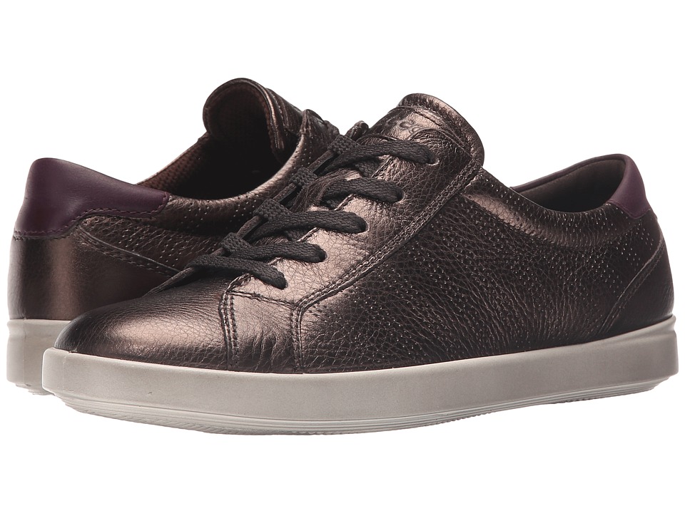 ECCO Aimee Sport Tie (Licorice Metallic/Mauve) Women