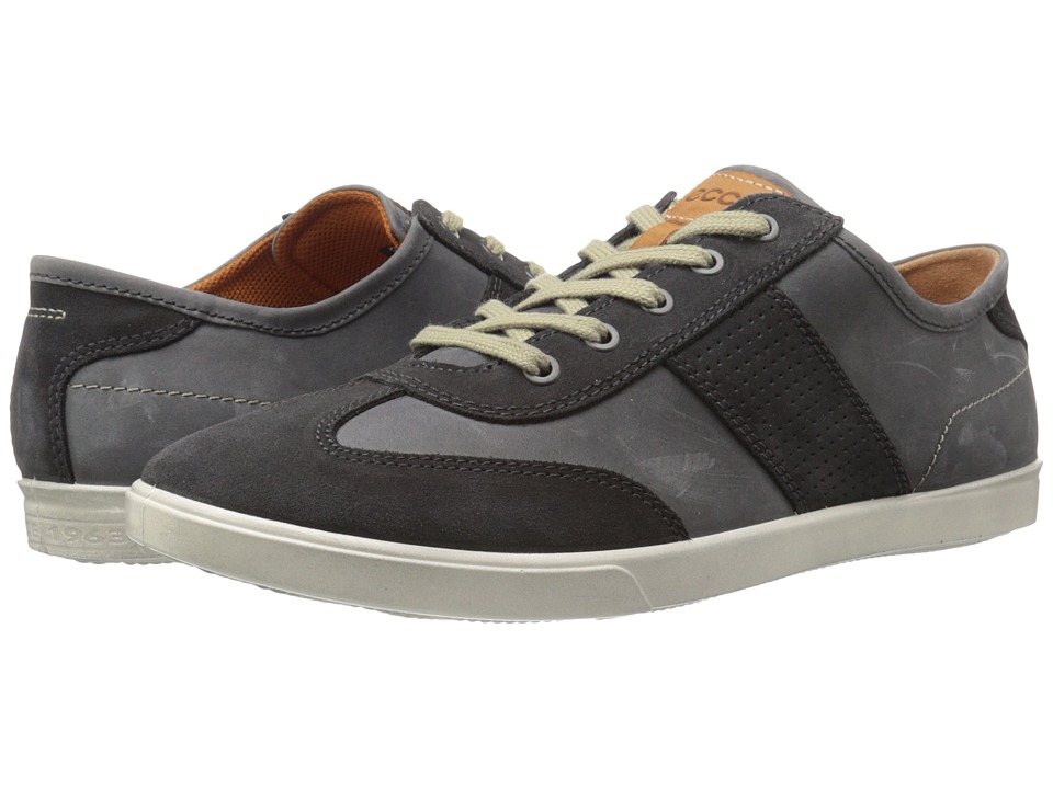 ECCO Collin Retro Sneaker (Moonless/Moonless) Men