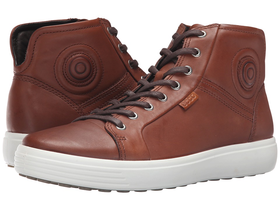 ecco men's soft vii high-top fashion sneaker