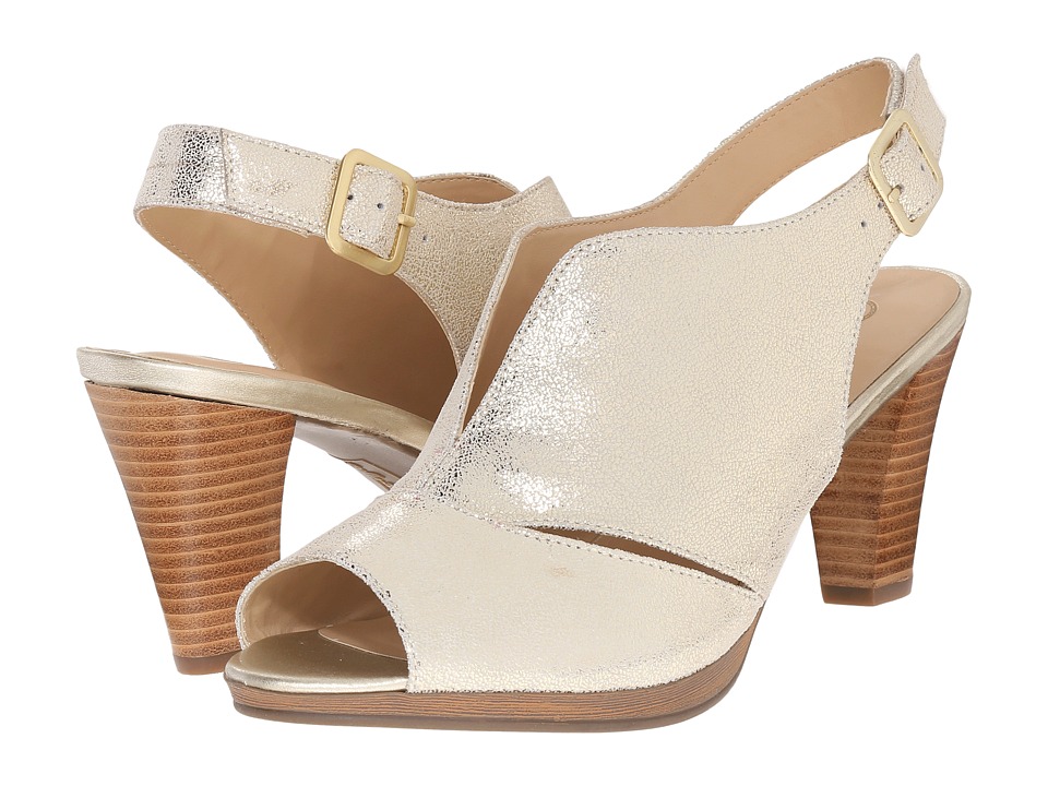 Bella-Vita Leona (Cracked Gold) High Heels