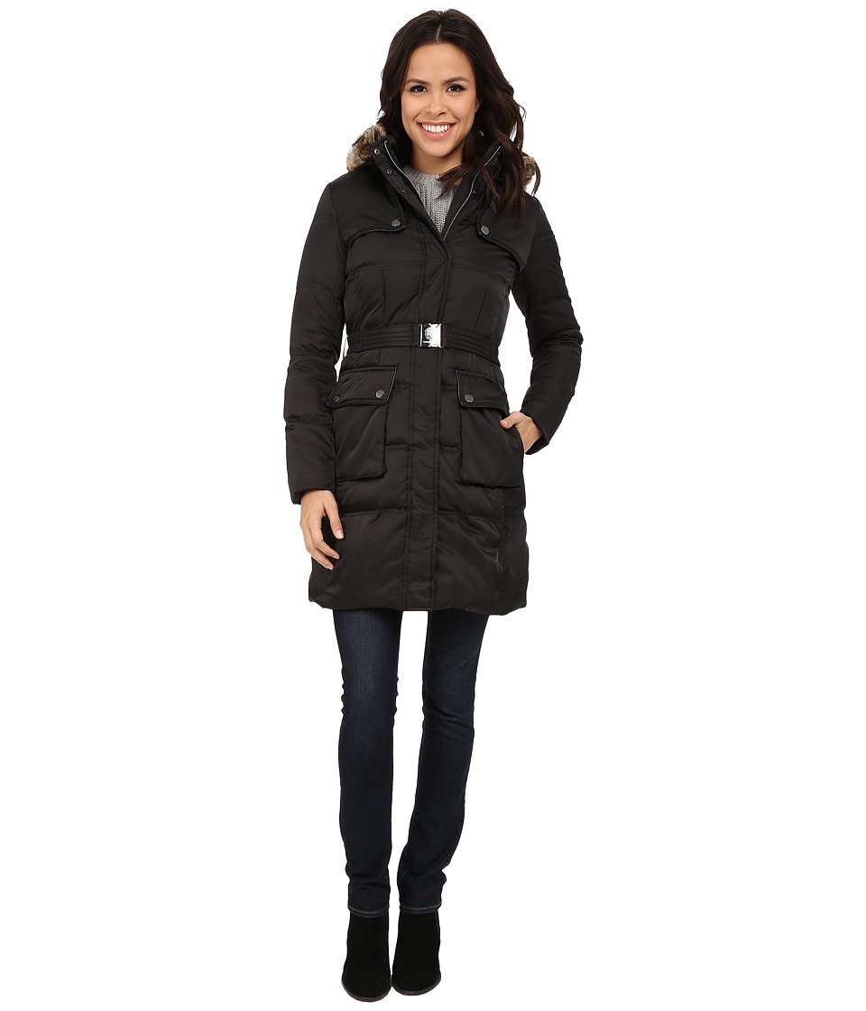 Vince Camuto Down w/ Hood J8421 (Black) Women