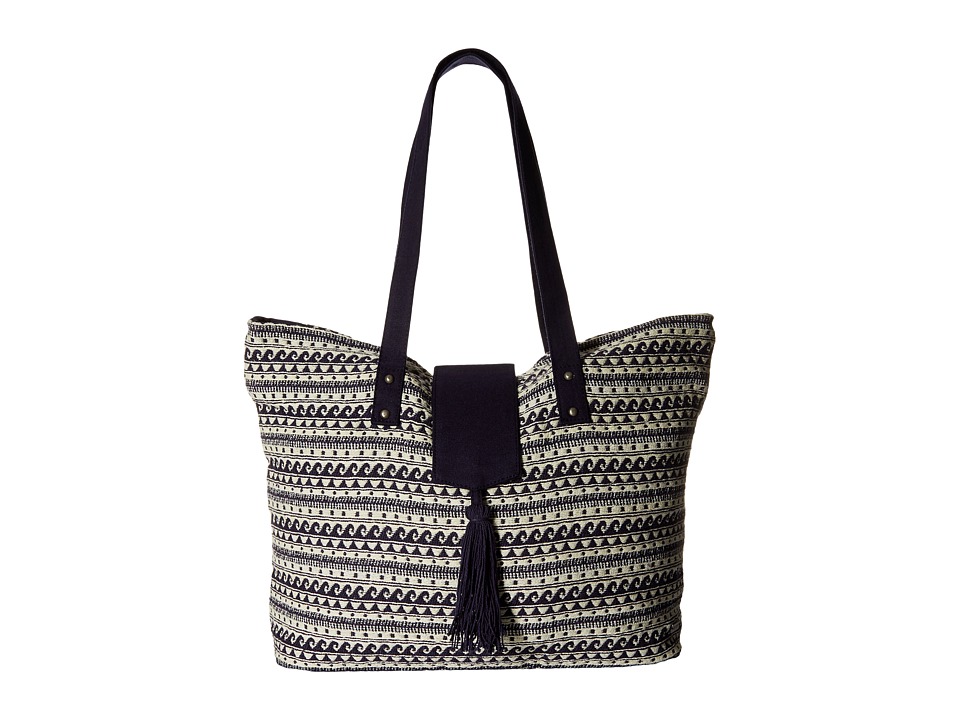 Roxy - Indian Sky Tote Bag (Wave Jacquard Combo/Sand Piper) Tote Handbags