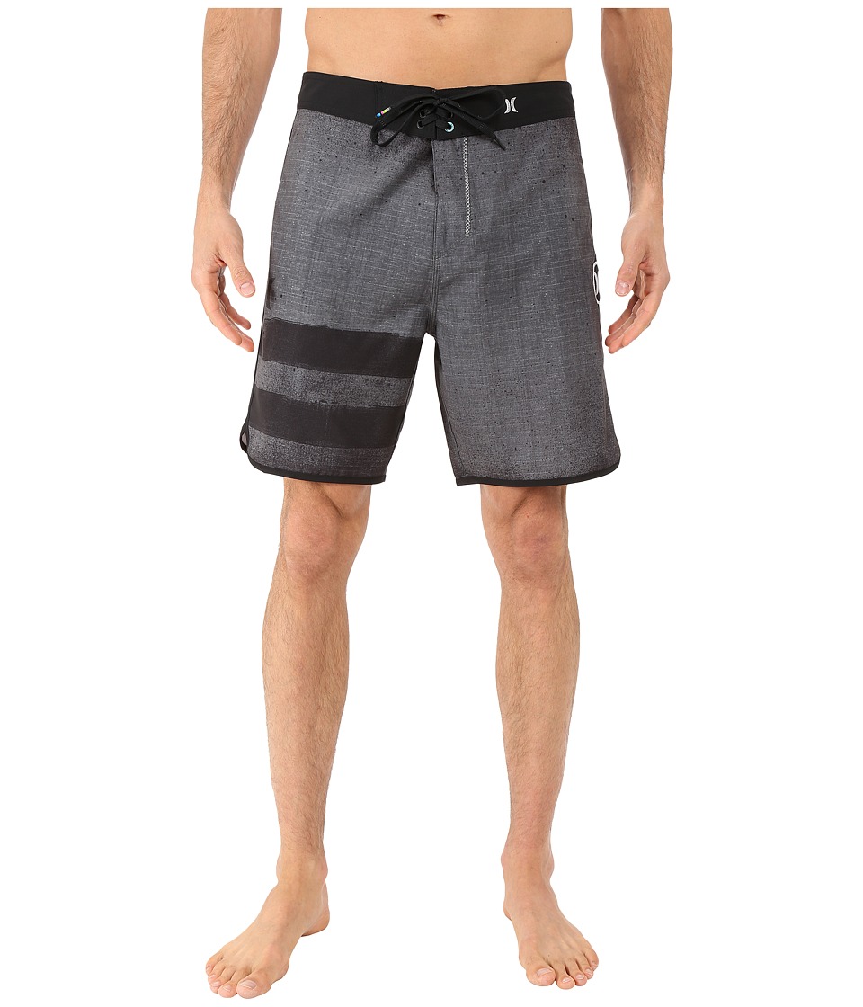 Hurley Phantom Block Party Ink Boardshorts (Black) Men