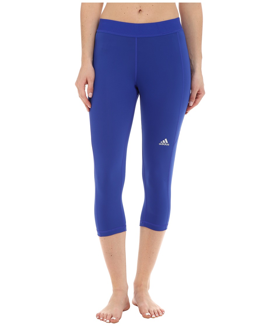 adidas Techfit Capri Tights (Bold Blue) Women