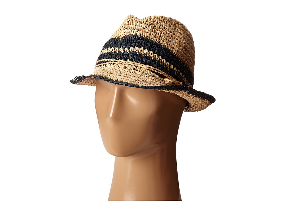 Roxy - Witching Straw Fedora (Encre) Fedora Hats