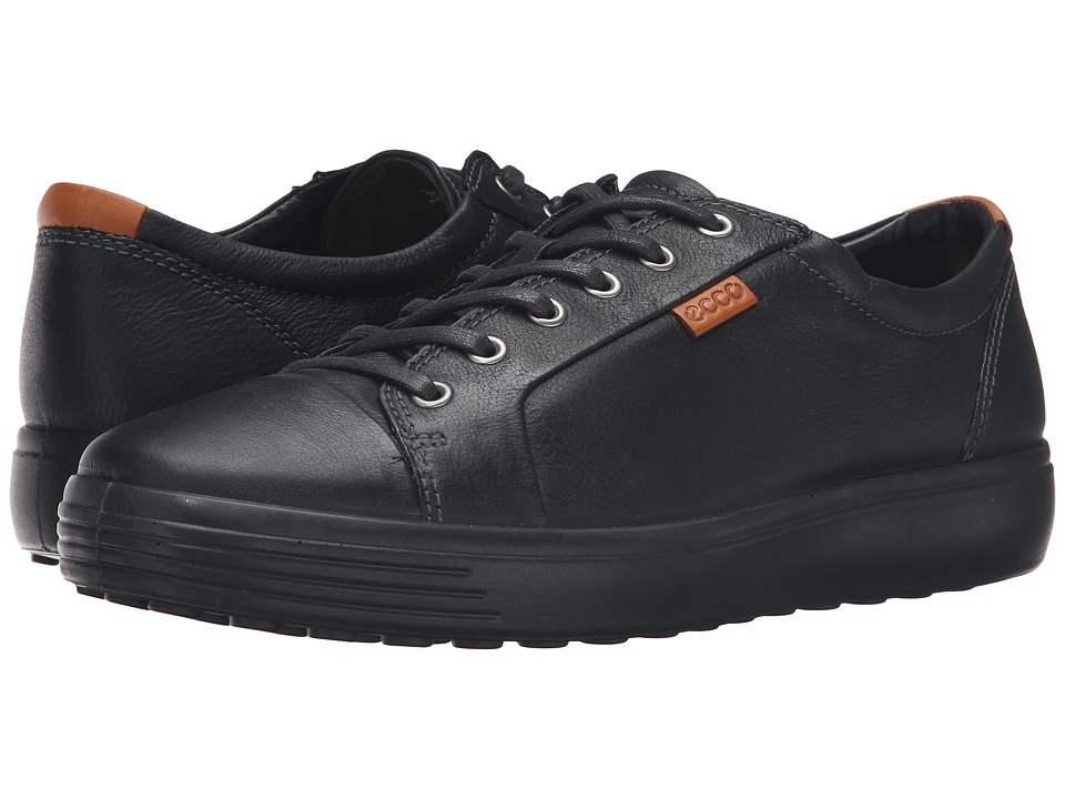 UPC 809702270427 product image for ECCO - Soft VII Sneaker (Black/Black) Men's Lace up casual Shoes | upcitemdb.com