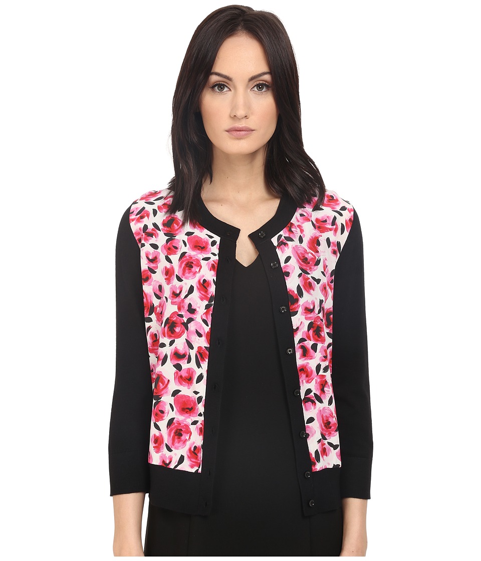Kate Spade New York - Mini Rose Cardigan (Black) Women