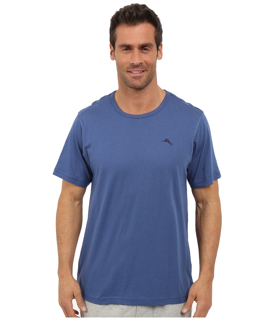 Tommy Bahama - Basic Short Sleeve T-Shirt (Navy) Men
