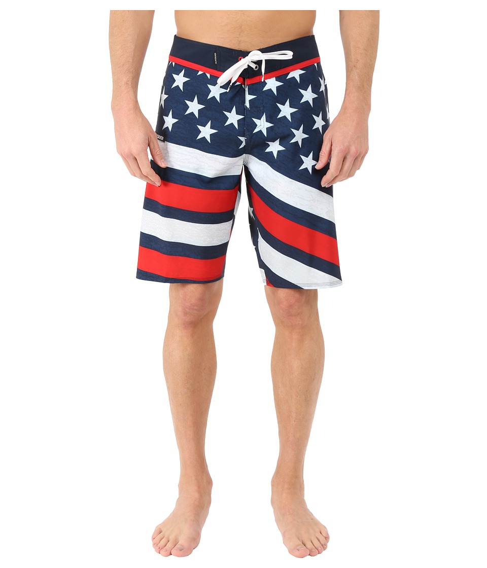 Quiksilver 4th of July Luau 21 Boardshorts (Navy Blazer) Men