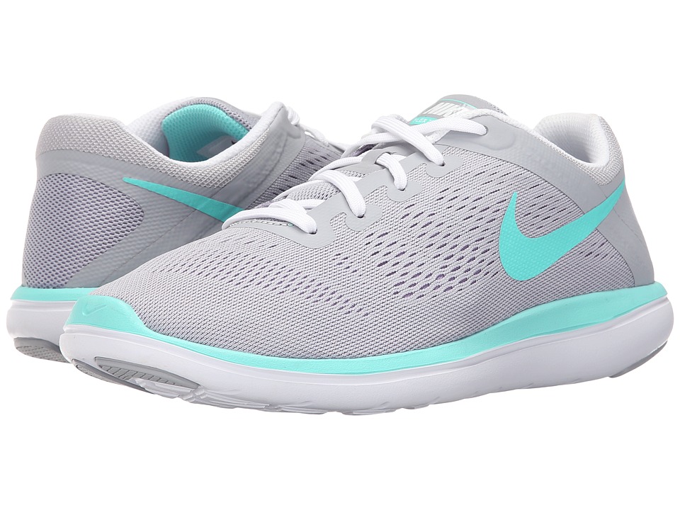 grey and turquoise nike sneakers