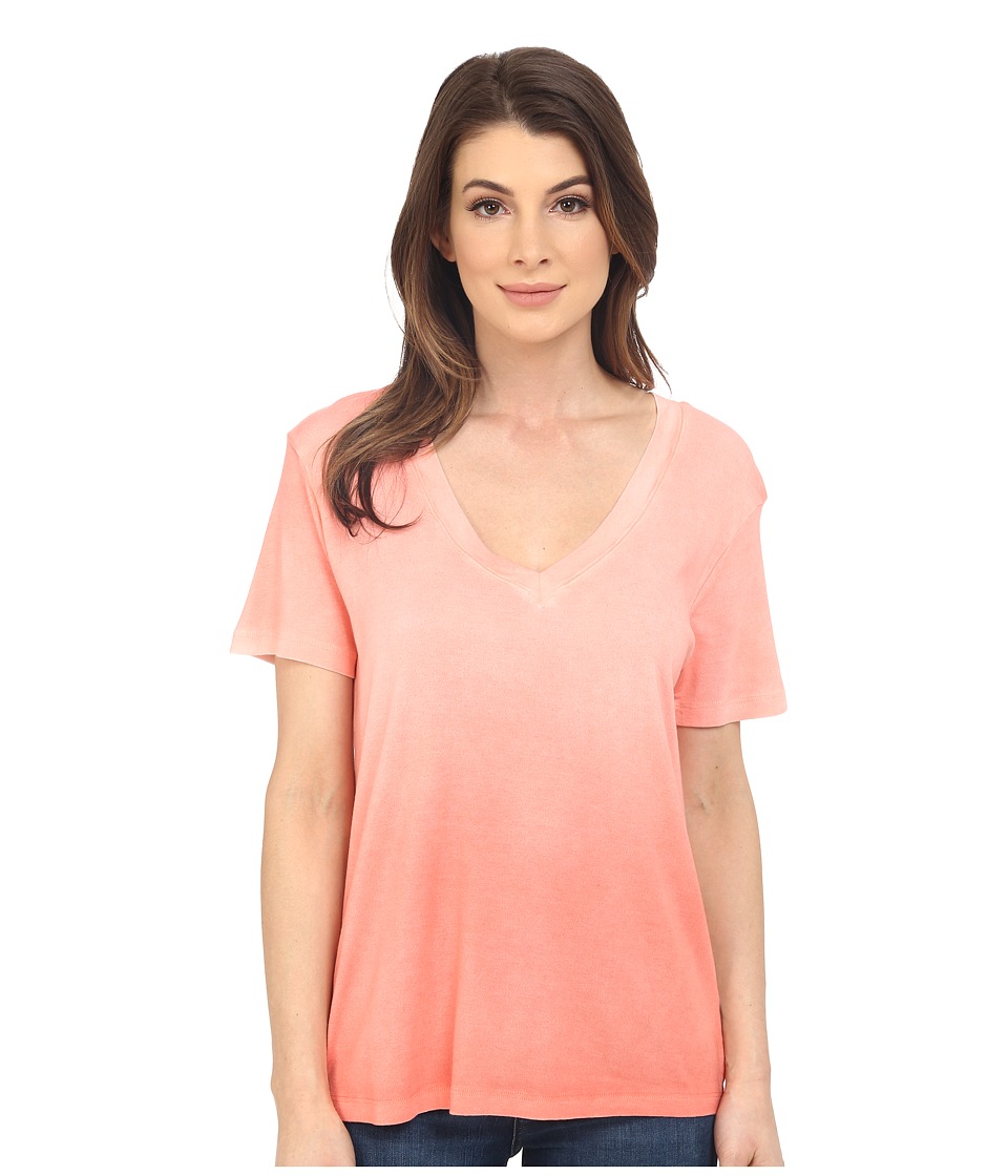Splendid 1X1 with Treatment Tee (Peach Bud) Women