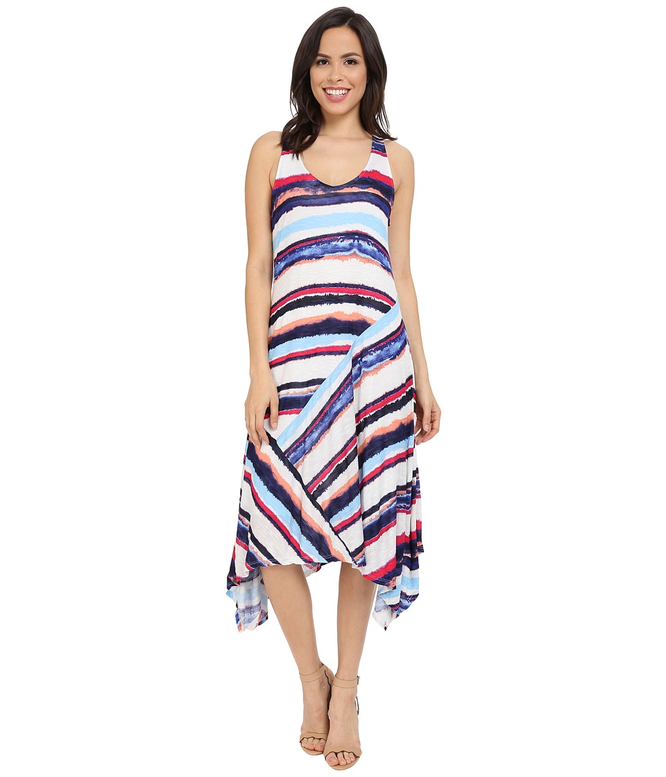 Splendid Mirage Strip Dress (Navy/Multi) Women