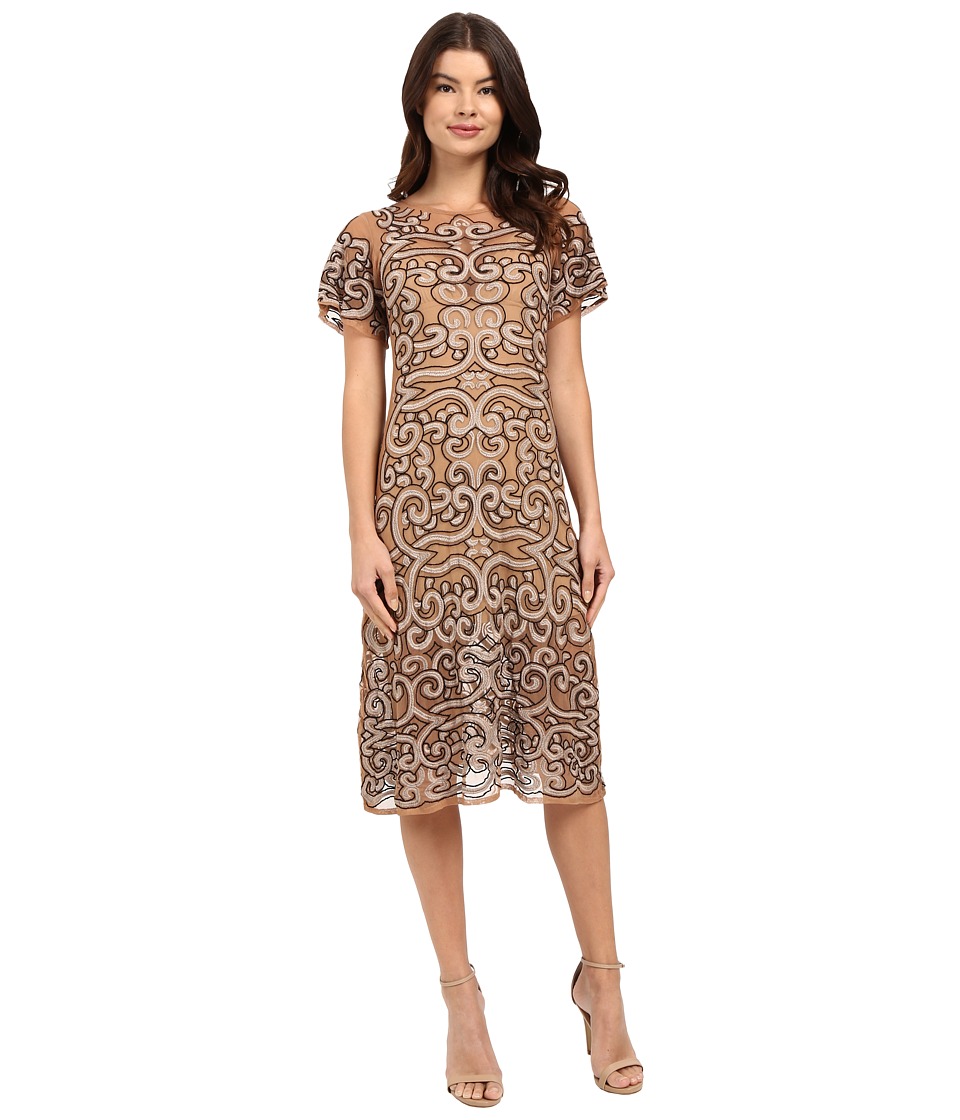 For Love and Lemons Antonina Dress (Grey/Nude) Women