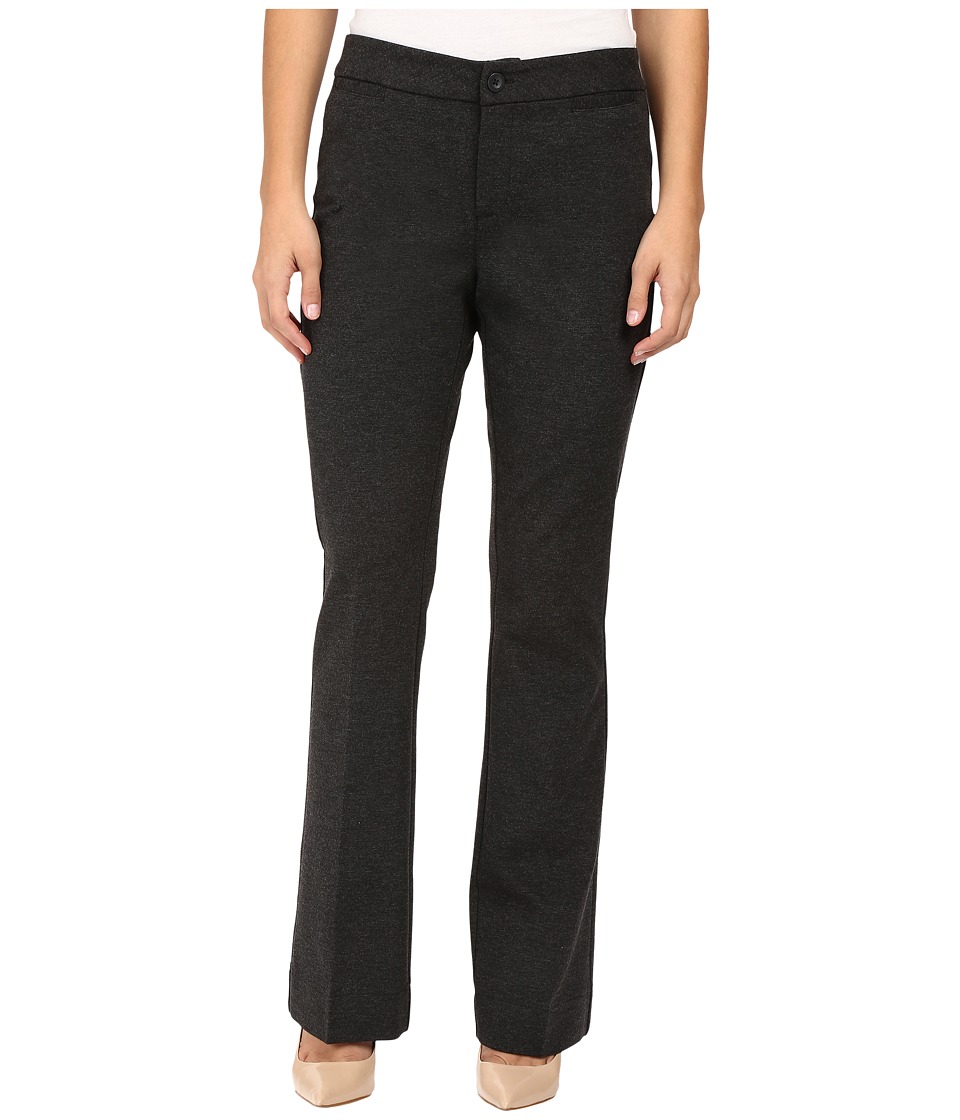 NYDJ Petite Petite Michelle Ponte Trousers (Charcoal) Women