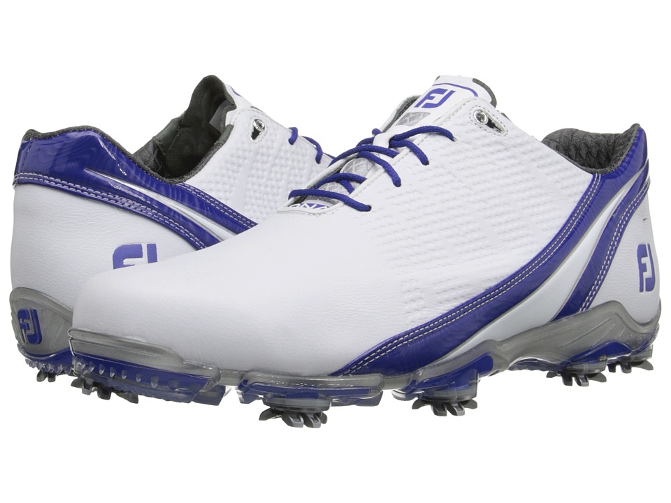 upc 739248079027 footjoy dna 2 0 white royal blue men s golf shoes upcitemdb com
