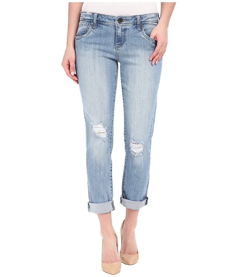 KUT from the Kloth Adele Slouchy Boyfriend Jeans in Touch w/ New Vintage Base Wash (Touch/New Vintage Base Wash) Women