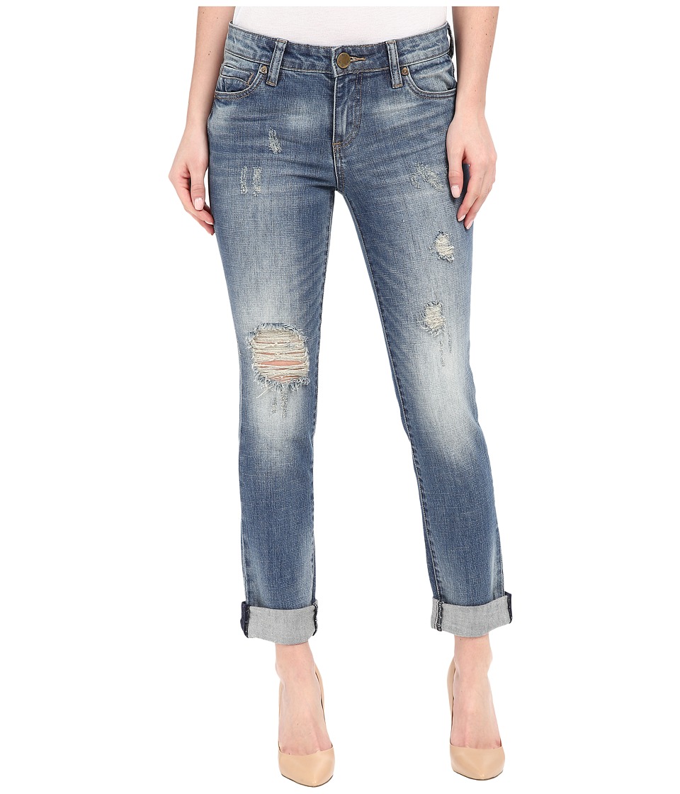 KUT from the Kloth Catherine Boyfriend Jeans in Tolerance w/ Medium Base Wash (Tolerance/Medium Base Wash) Women