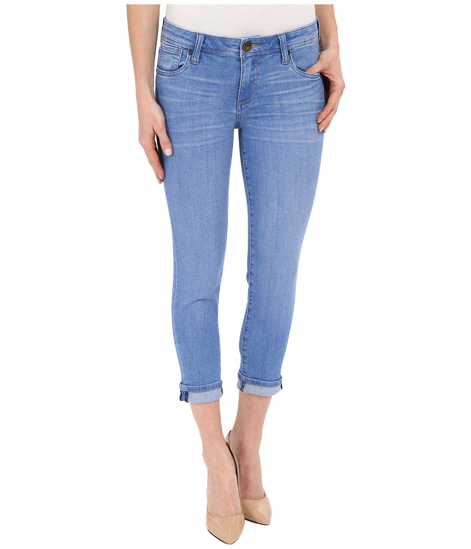 KUT from the Kloth Catherine Slim Boyfriend Jeans in Resilient w/ Medium Base Wash (Resilient/Medium Base Wash) Women